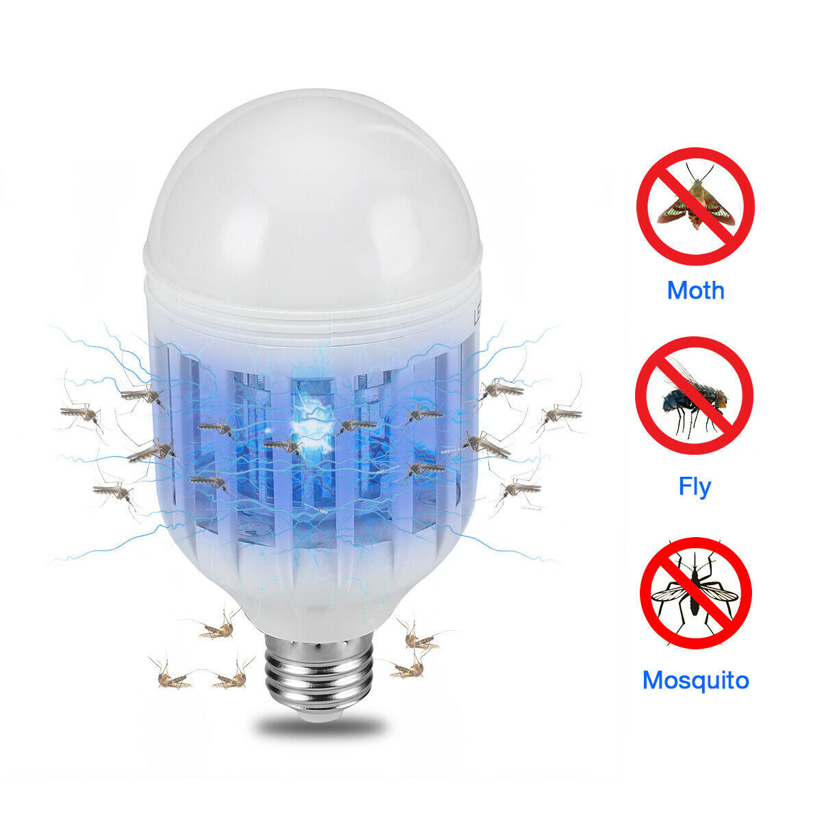 Bug Zapper Light Bulb – Indoor/Outdoor Insect Killer