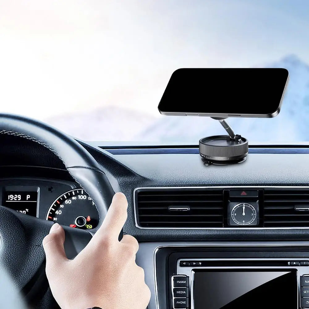 MagMount 360° Aluminum Folding Car Phone Holder