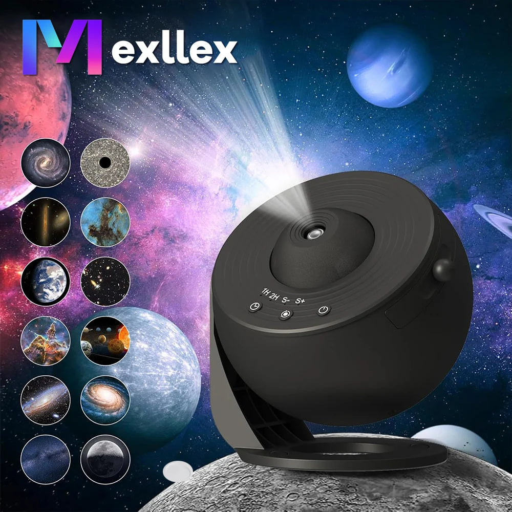 Mexllex Galaxy Projector – HD Starry Sky Night Light