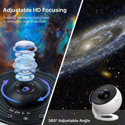 Mexllex Galaxy Projector – HD Starry Sky Night Light