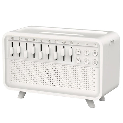 LED White Noise Machine & Aroma Diffuser – 8 Nature Sounds