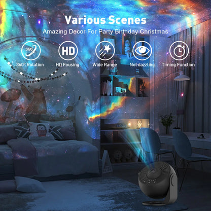 Mexllex Galaxy Projector – HD Starry Sky Night Light