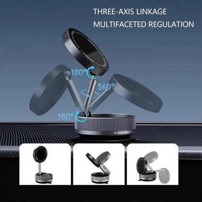 MagMount 360° Aluminum Folding Car Phone Holder