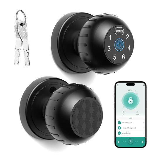 Viladepot Smart Fingerprint Door Lock – App & Keypad Access