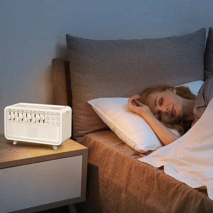 LED White Noise Machine & Aroma Diffuser – 8 Nature Sounds