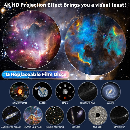 Mexllex Galaxy Projector – HD Starry Sky Night Light