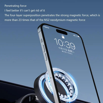 MagMount 360° Aluminum Folding Car Phone Holder